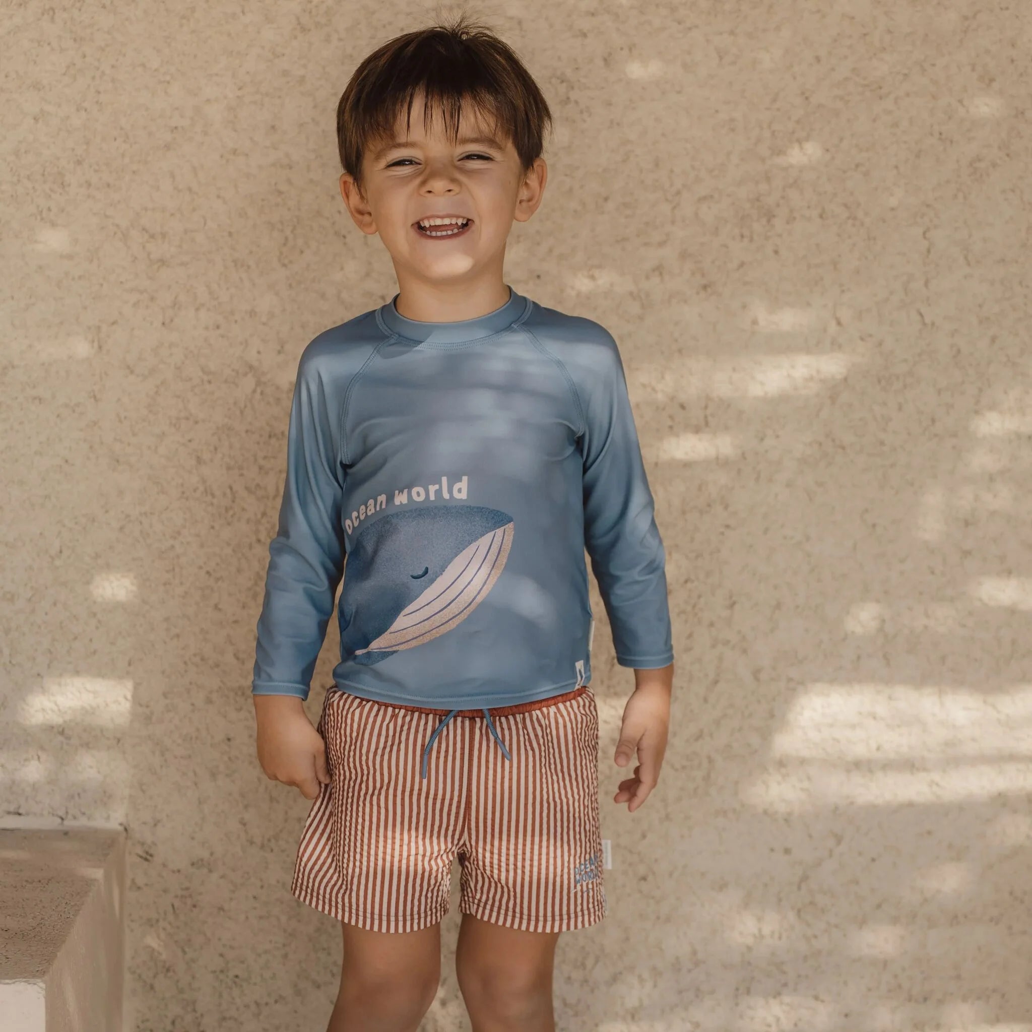 Zwembroek - Bruin - Ocean Brown Stripes