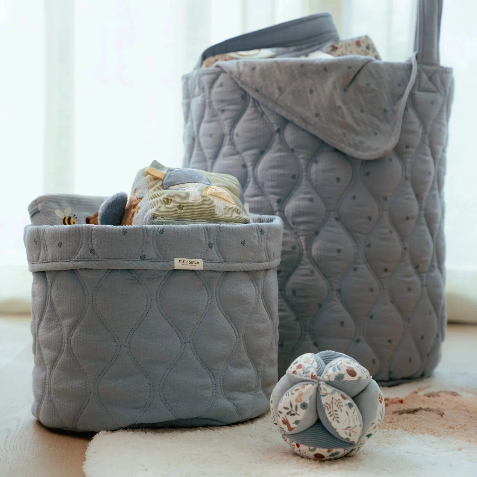 Opbergmandje medium - Blauw - Essentials