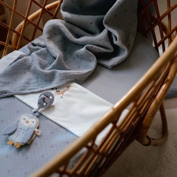 Ledikant deken - Blauw - Essentials