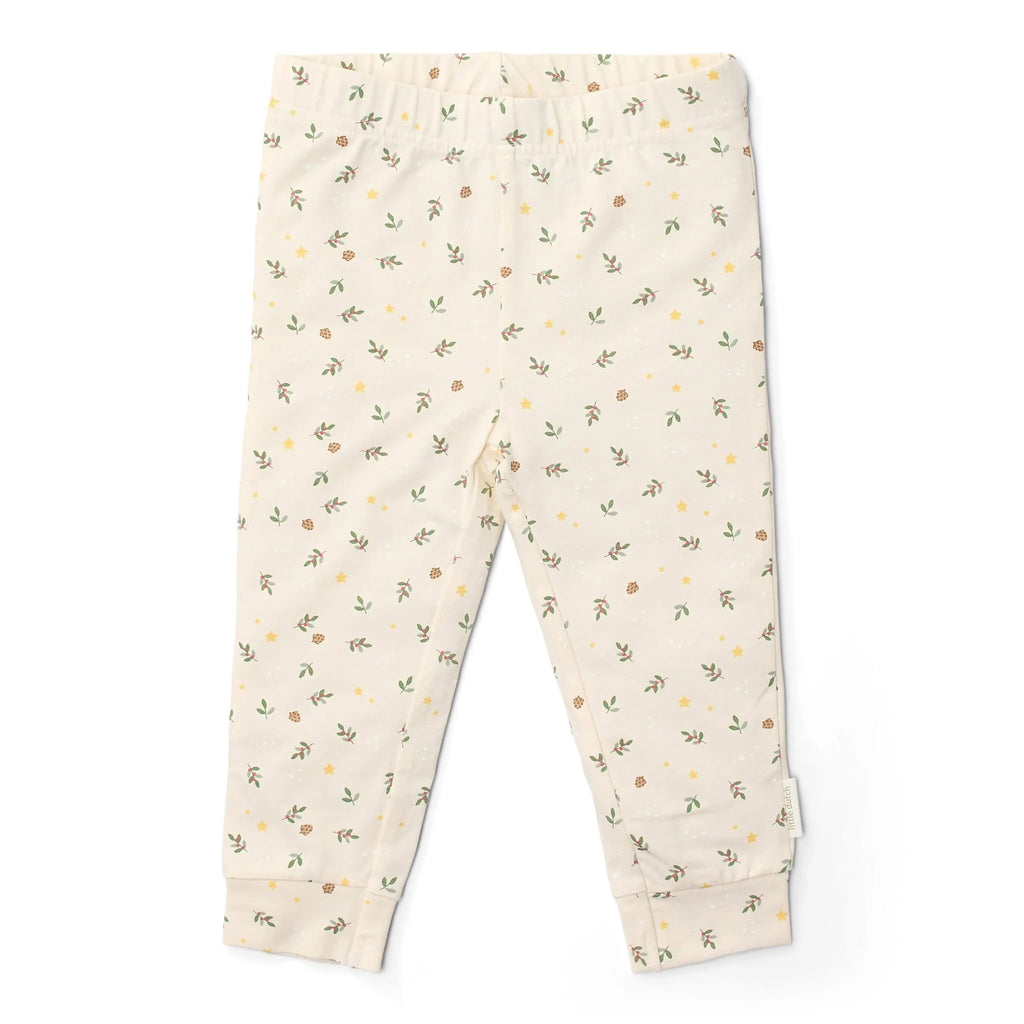 Tweedelige kerst pyjama – Beige