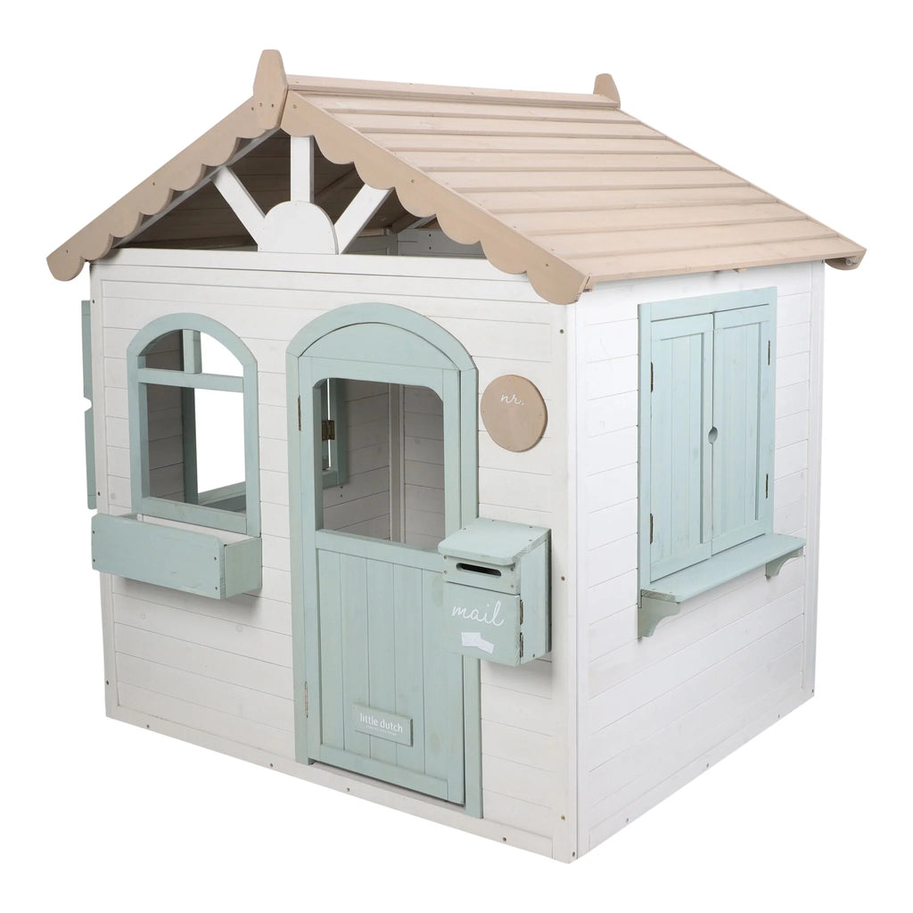 Houten speelhuisje - Wit