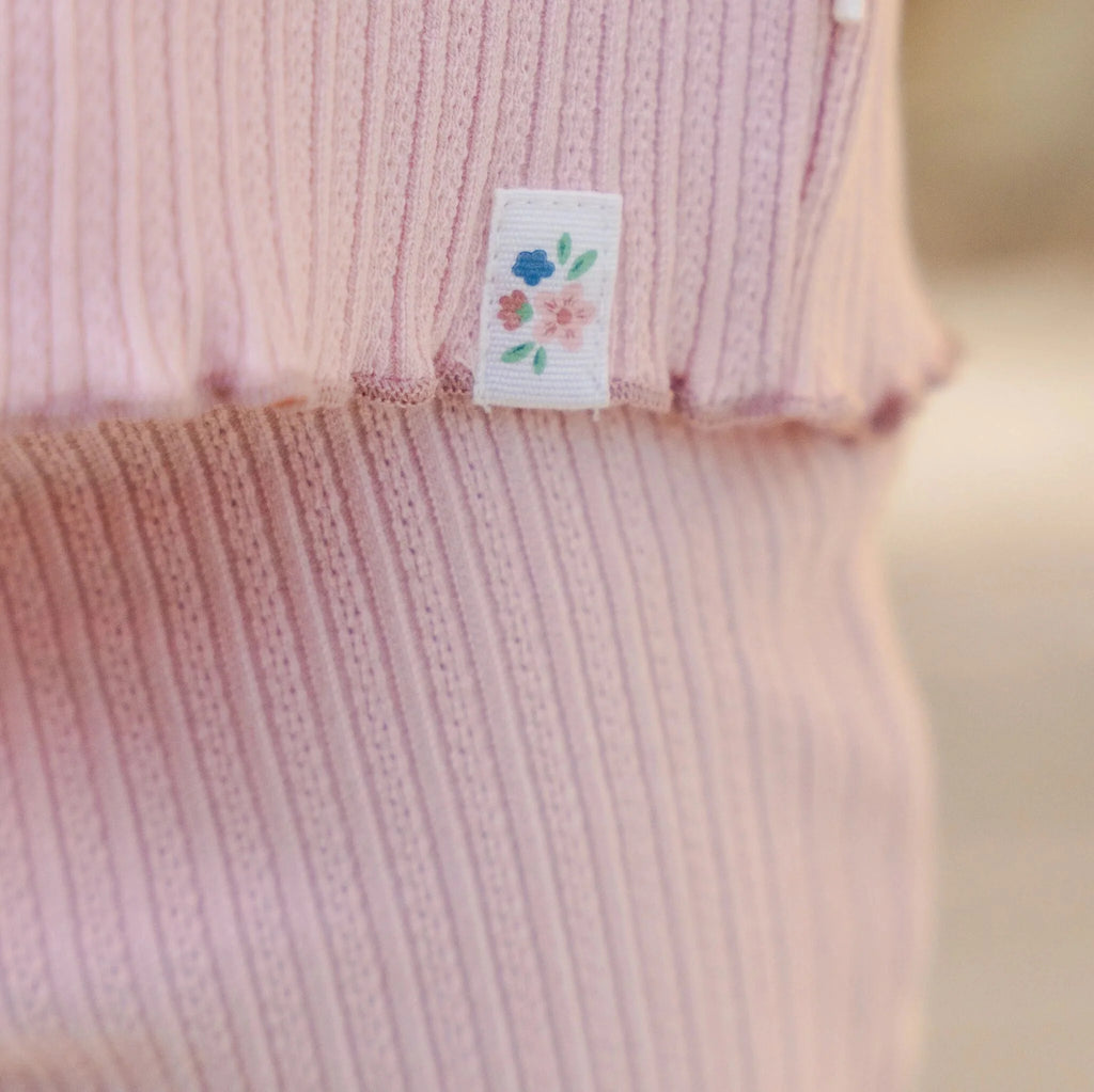 Flared broek - Roze