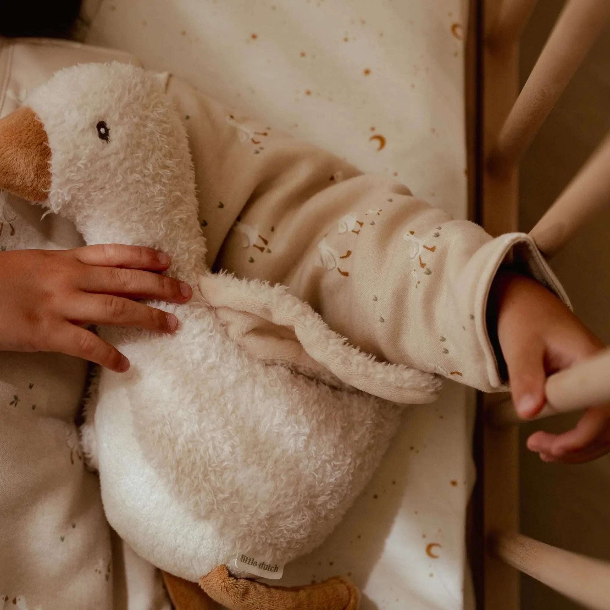 Wieg hoeslaken - Wit - Newborn Naturals - Little Goose