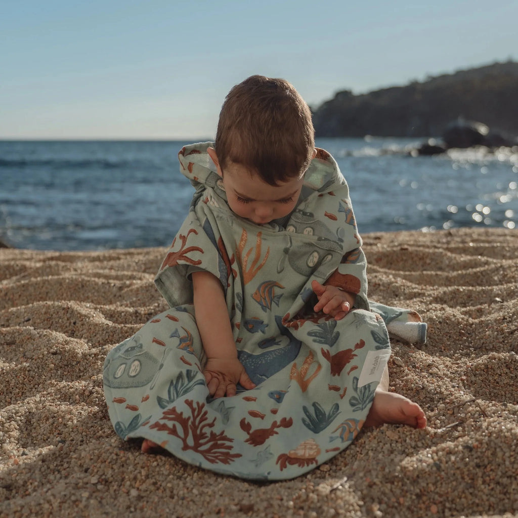 Badponcho - Groen - Ocean Friends