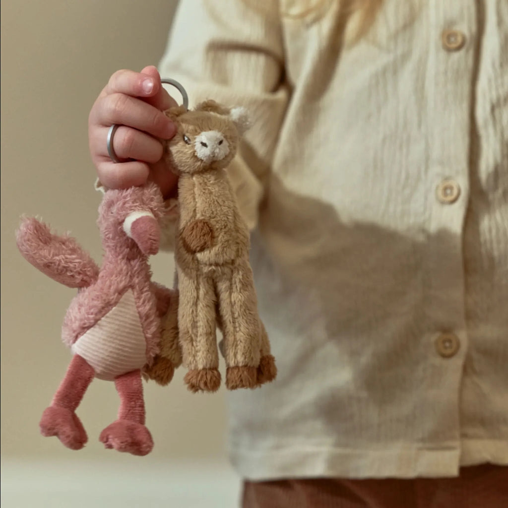 Sleutelhanger Flamingo - Roze