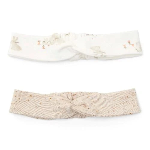 2-pack haarbanden - Zand - Newborn Naturals - Baby Bunny