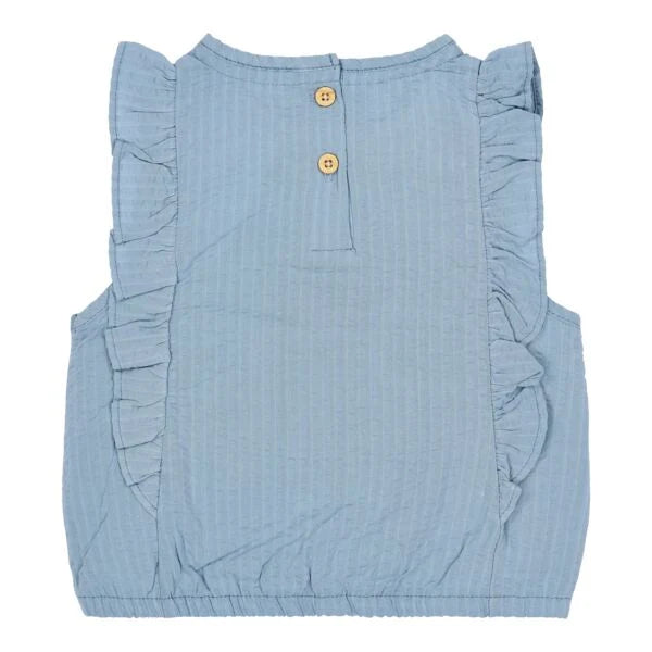 Shirt mouwloos - Blauw
