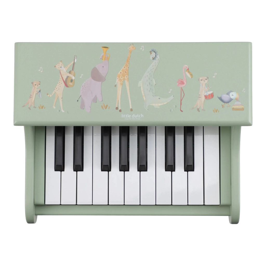 Houten piano - Groen -  Safari Friends
