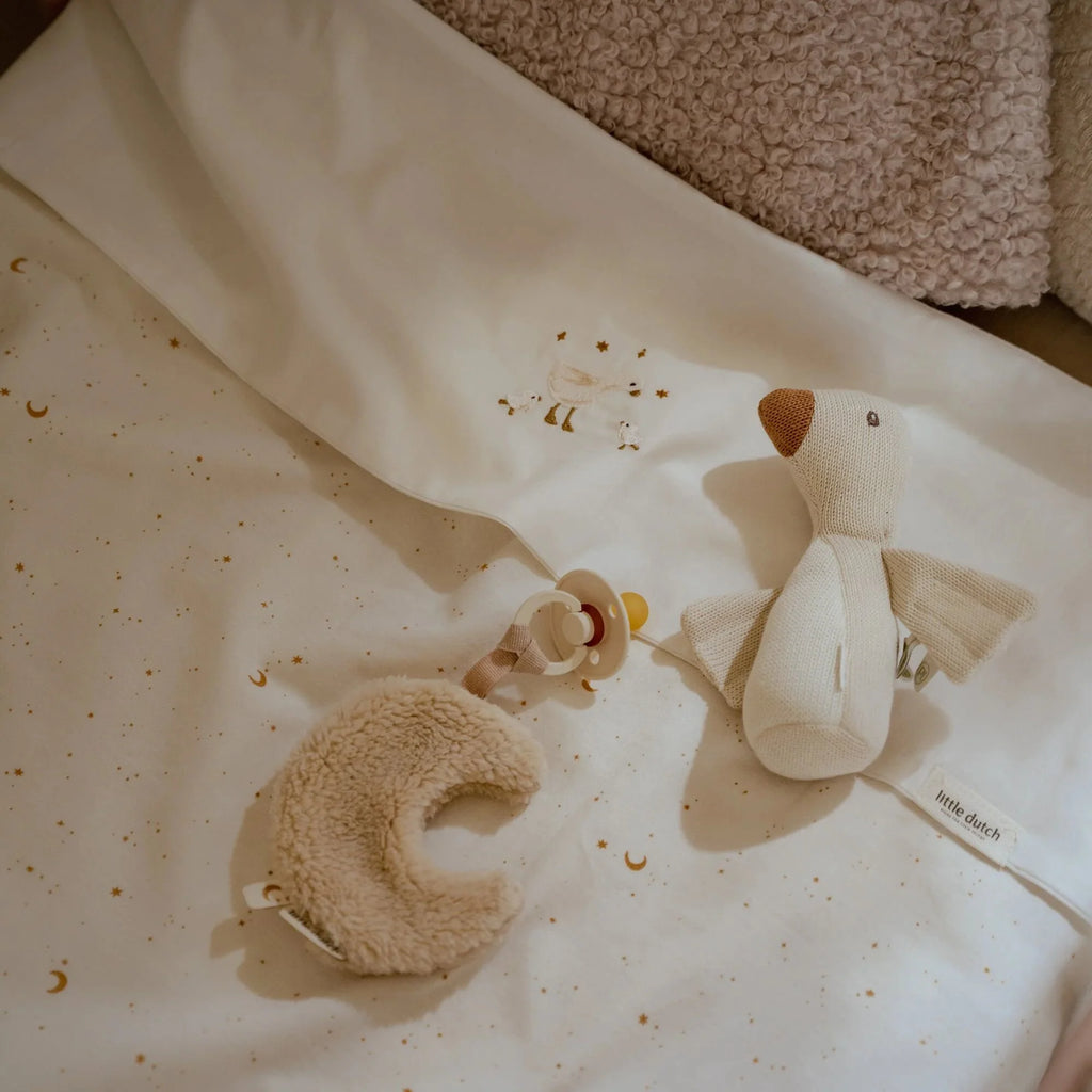 Ledikantlaken - Wit - Newborn Naturals - Little Goose