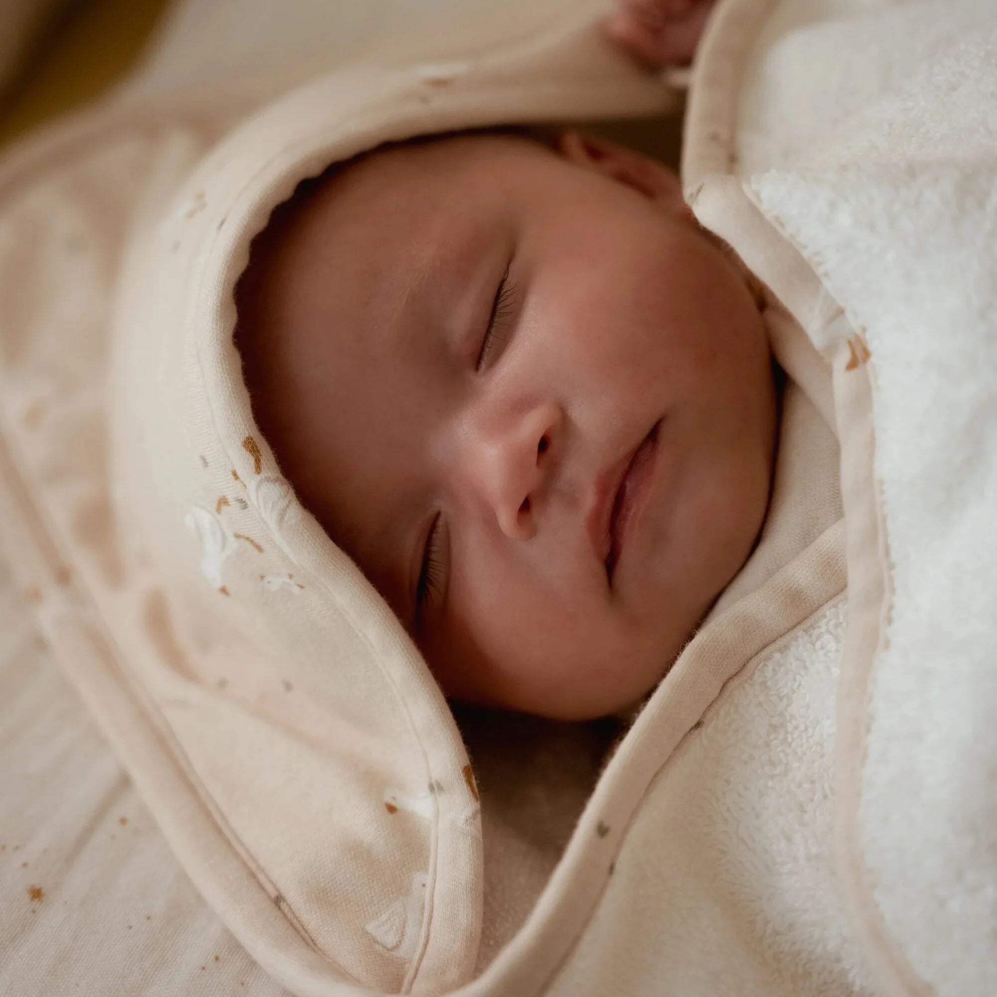 Badcape - Wit - 75 x 75 - Newborn Naturals - Little Goose