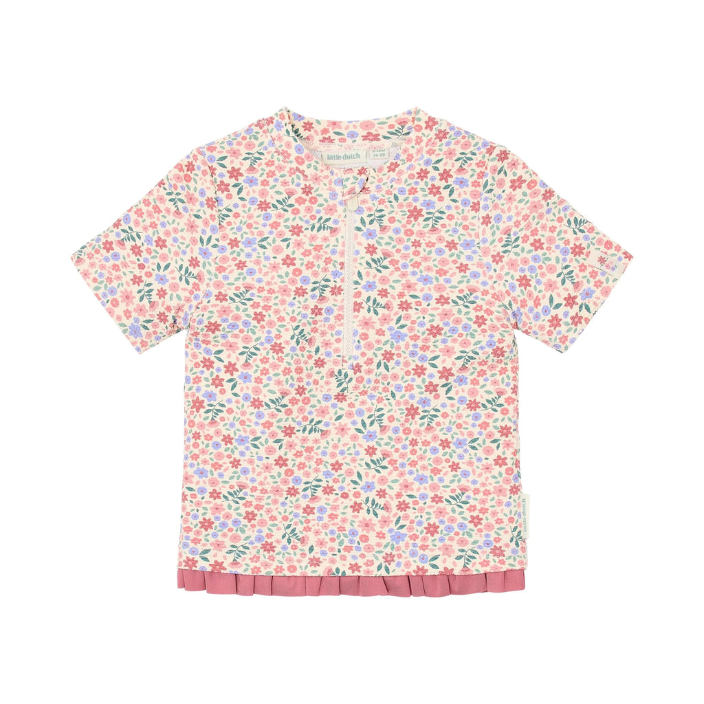 Zwemshirt korte mouw - Dreamy Flowerfield