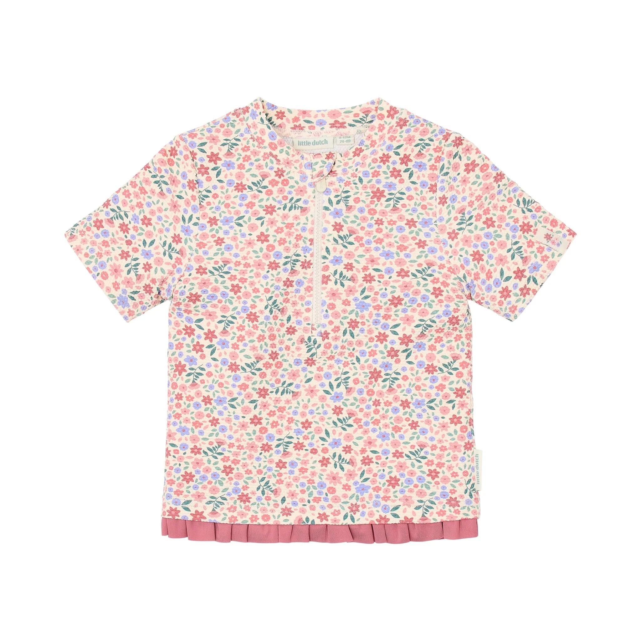 Zwemshirt korte mouw - Dreamy Flowerfield