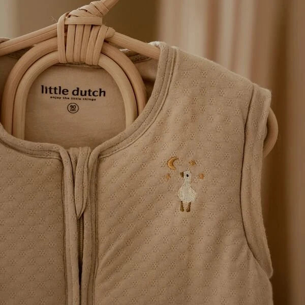 Slaapzak winter – Beige – Maat 70 cm – Newborn Naturals – Little Goose