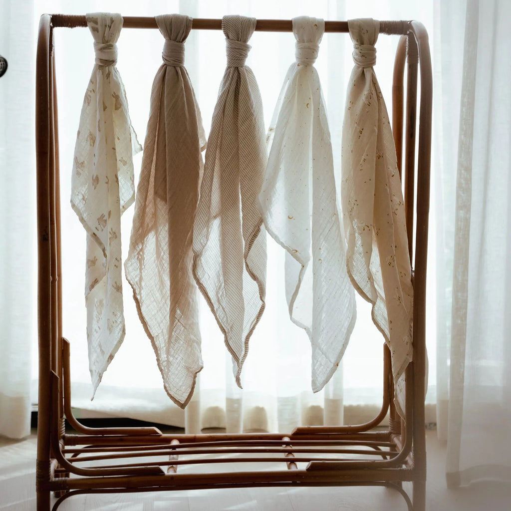 Swaddle - Beige - 120 cm - Newborn Naturals - Little Goose