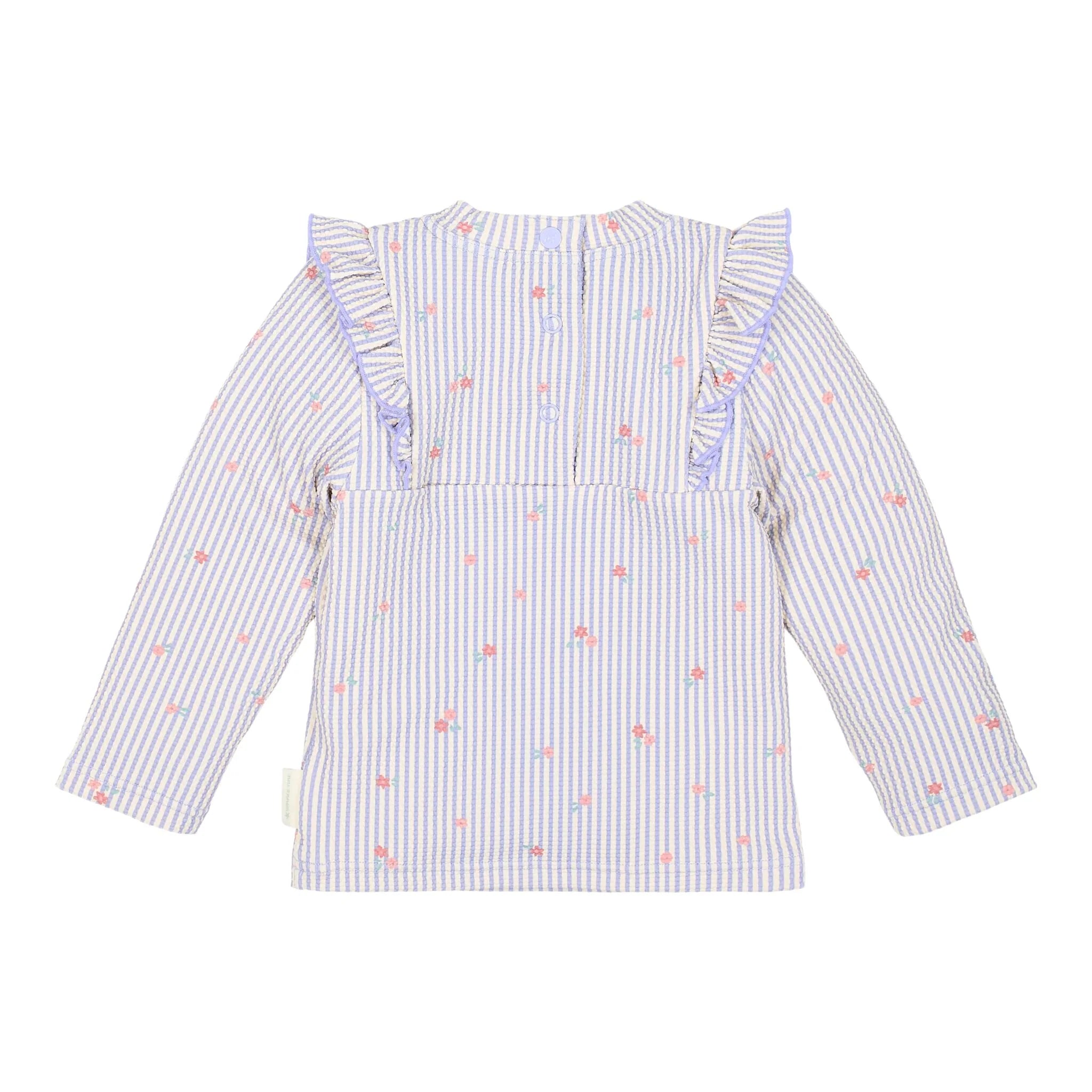 Zwemshirt lange mouw - UPF 40 - Paars - Dreamy Stripes