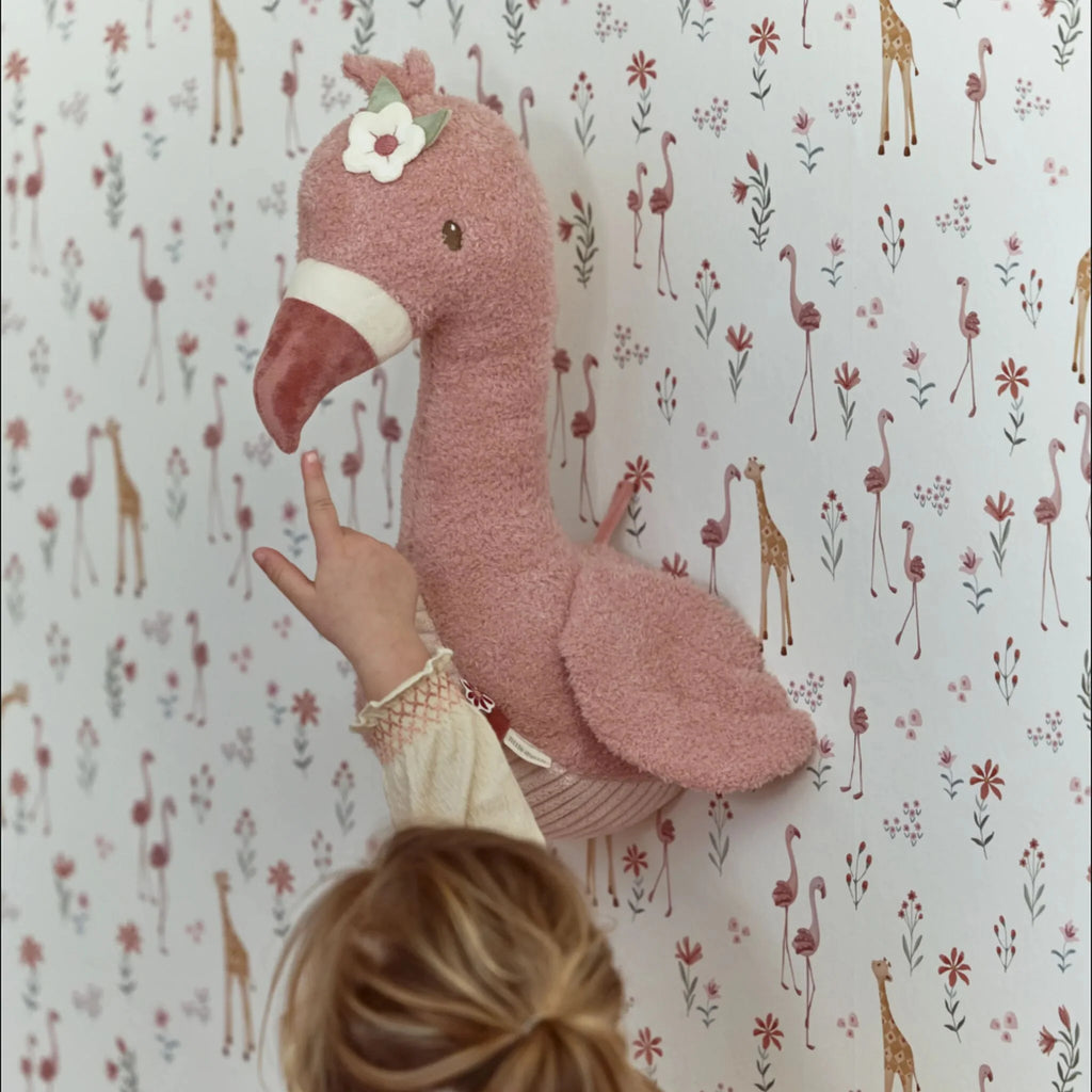 Dierenkop Flamingo - Roze