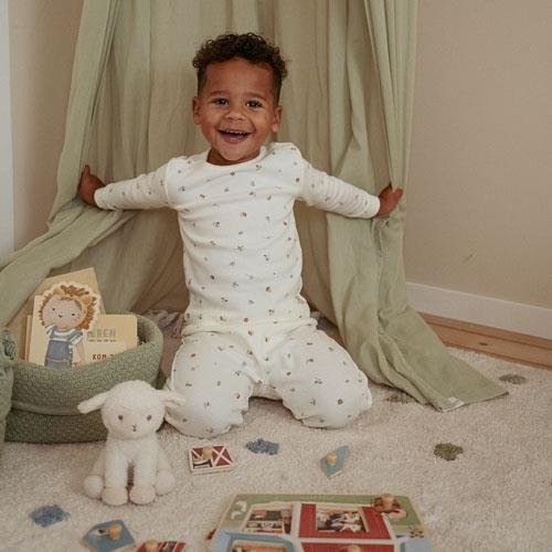 Tweedelige pyjama - Wit - Forest Friends - Forest Treasures
