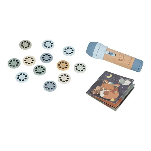 Verhalen projector zaklamp blauw
