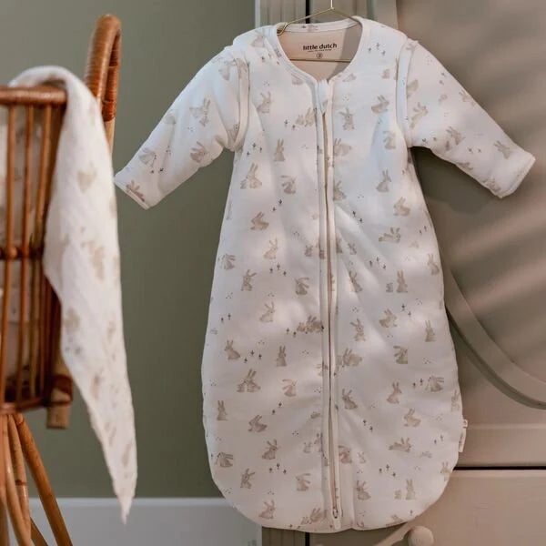 Slaapzak winter – Wit – Maat 70 cm – Newborn Naturals – Baby Bunny