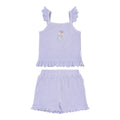 Top en short set - Paars