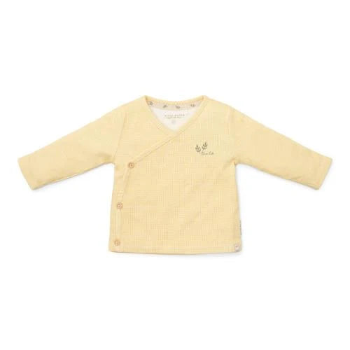Shirt overslag lange mouw - Geel - Little Farm