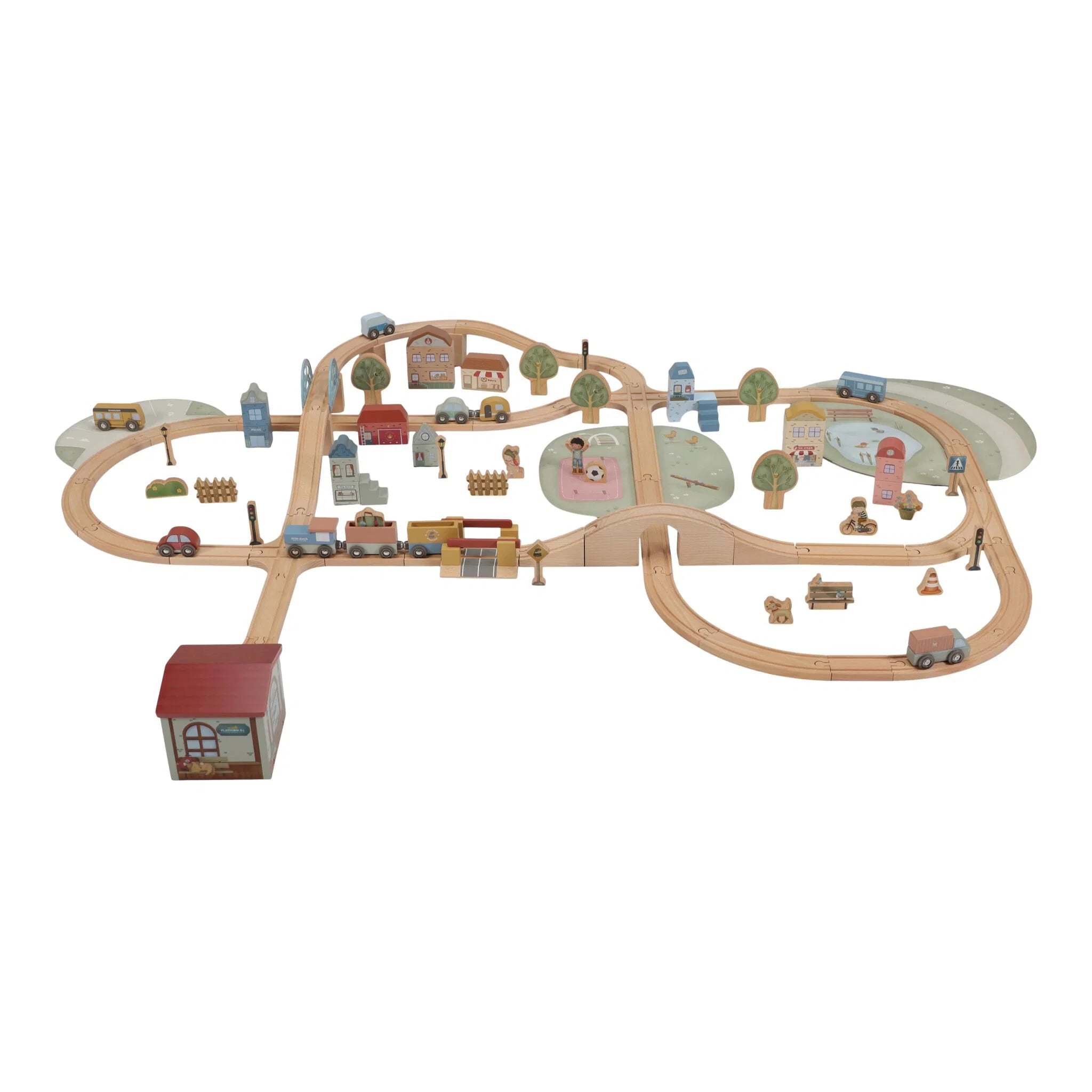 Houten treinbaan – XL – Essentials