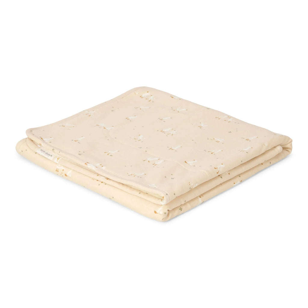 Wiegdeken - Fleece - Beige - Newborn Naturals - Little Goose