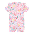 Zwempak korte mouw - Roze - Dreamy Mermaid
