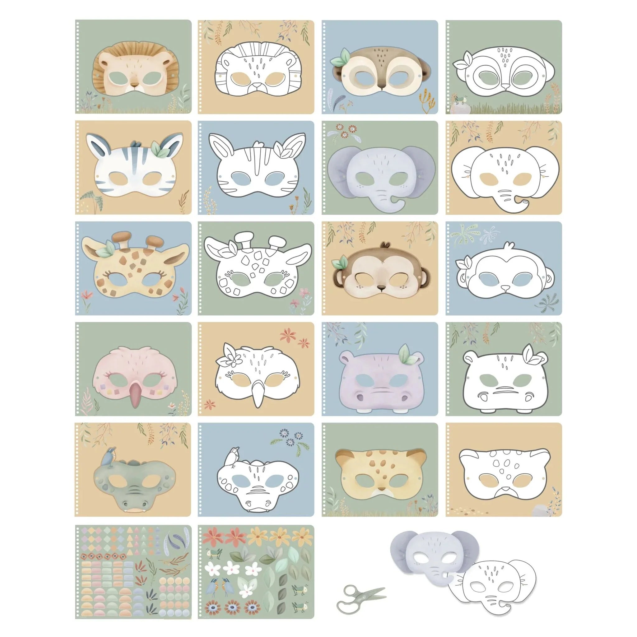 Knutselboek maskers maken - Jim