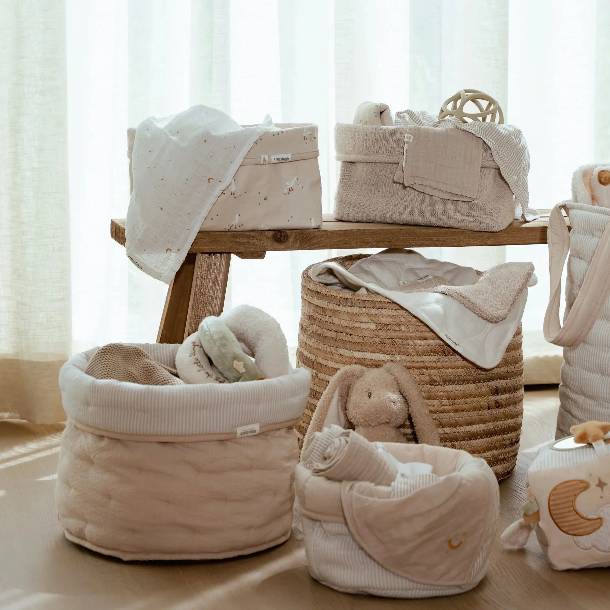 Opbergmandje medium - Beige - Essentials