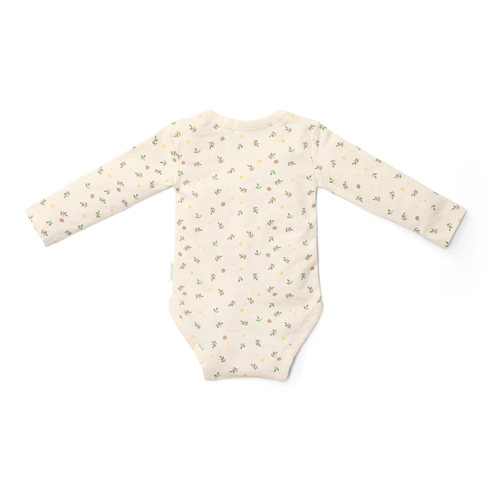 2-pack kerst romper lange mouw – Beige