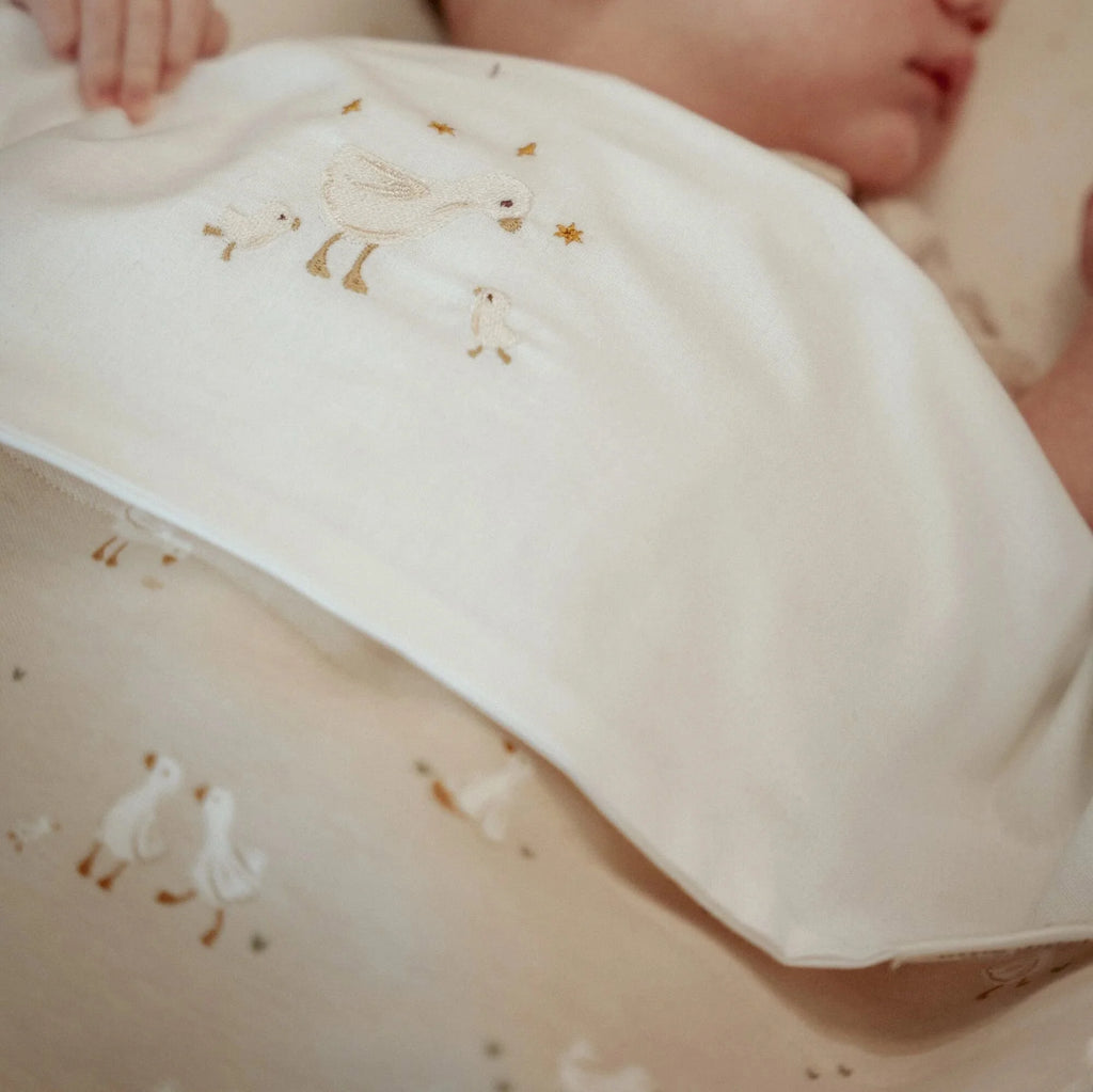 Wiegdeken - Fleece - Beige - Newborn Naturals - Little Goose