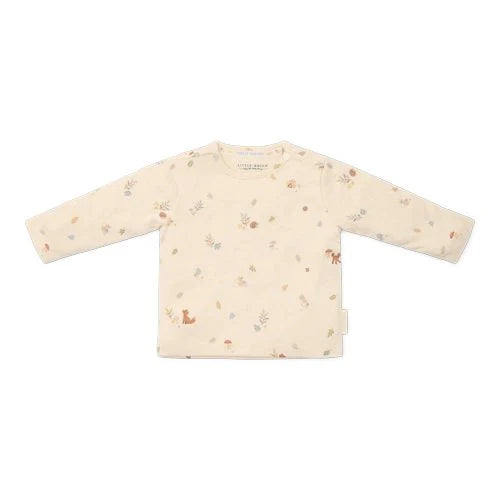 Shirt lange mouw - Zand - Forest Friends - All over print