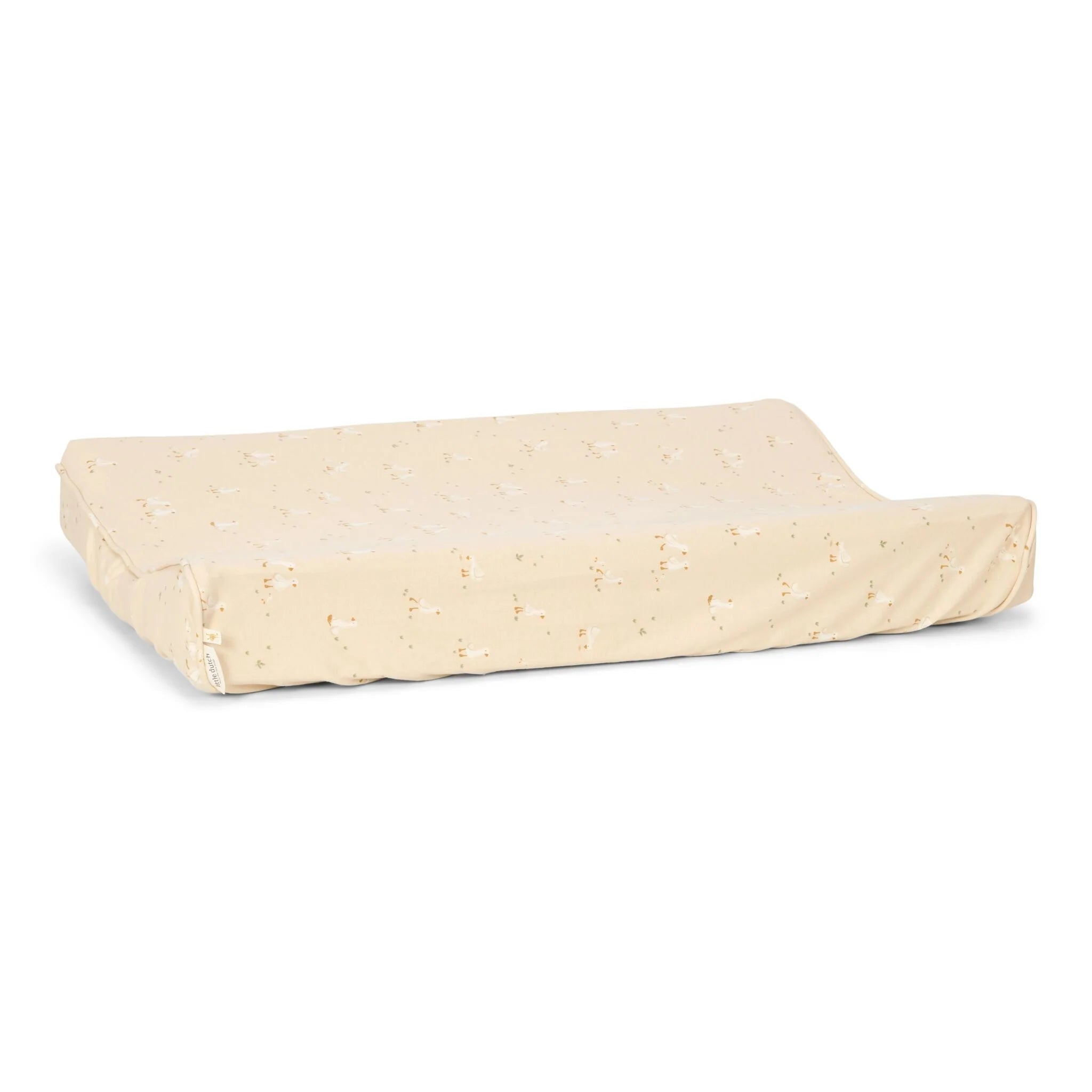 Aankleedkussenhoes - Beige - Newborn Naturals - Little Goose