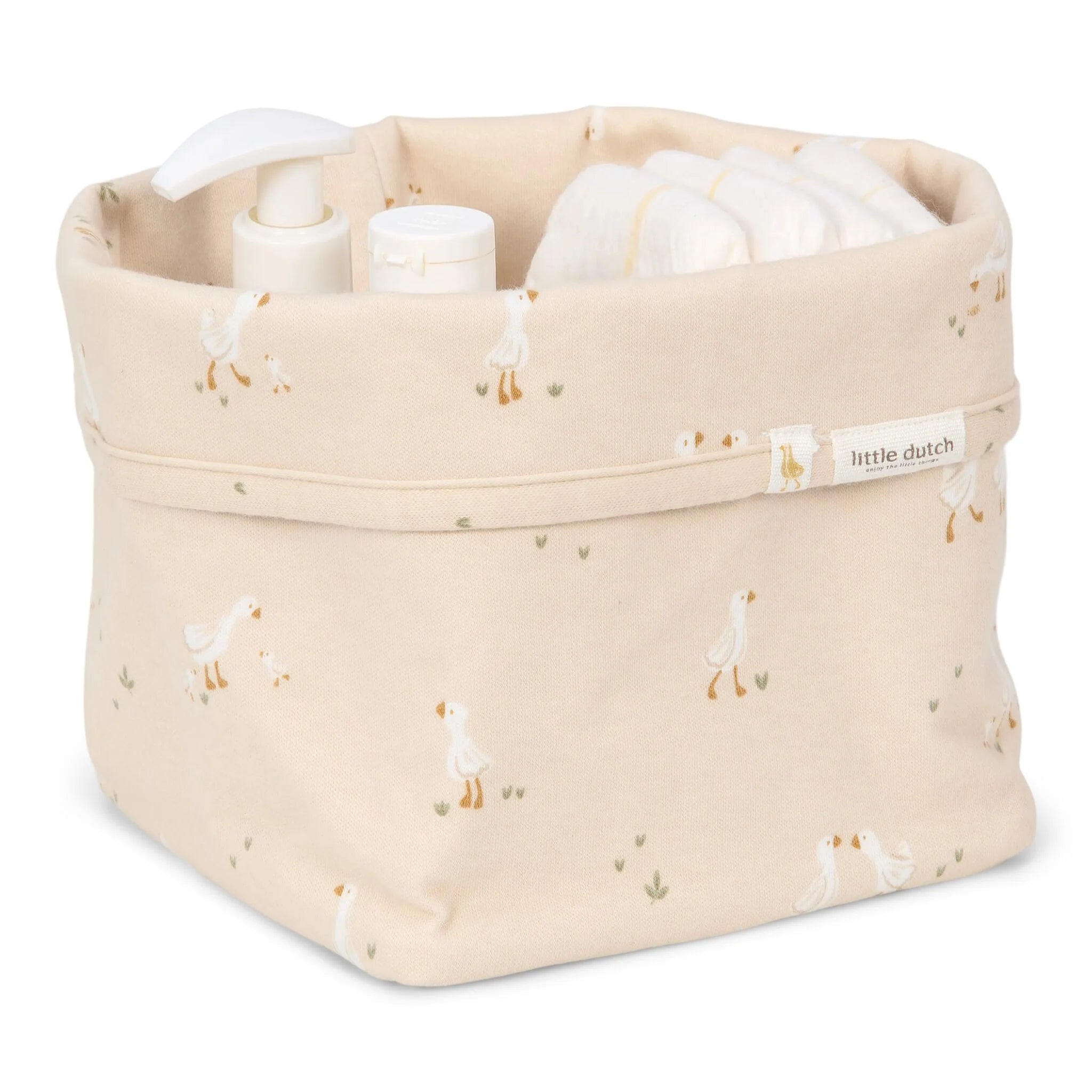 Commodemandje klein - Wit - Newborn Naturals - Little Goose