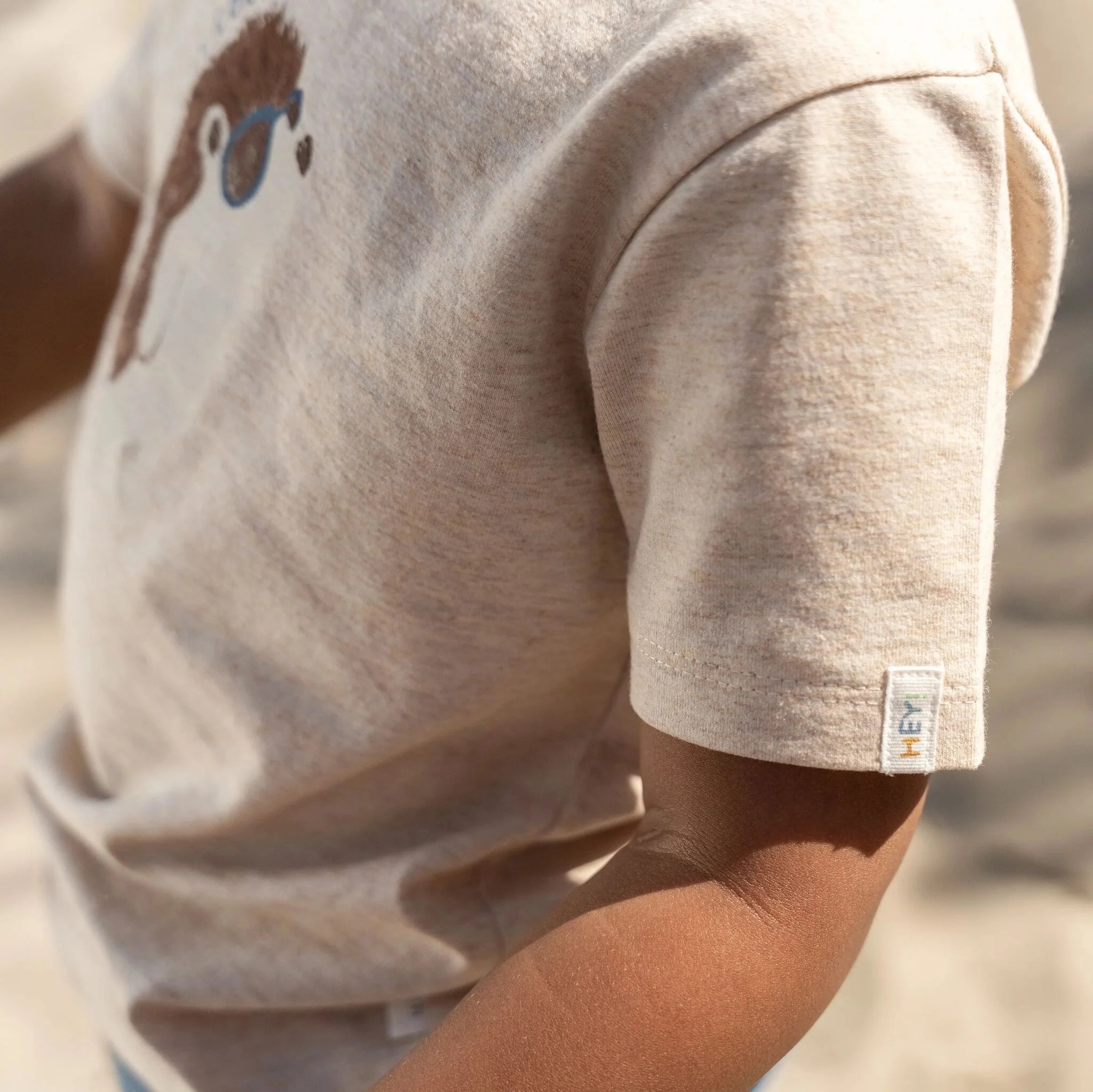 Shirt korte mouw - Zand - Egel