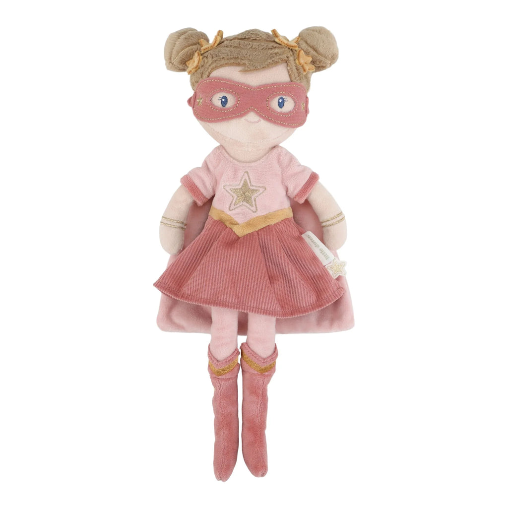 Knuffelpop Superheld Rosa - 35 cm