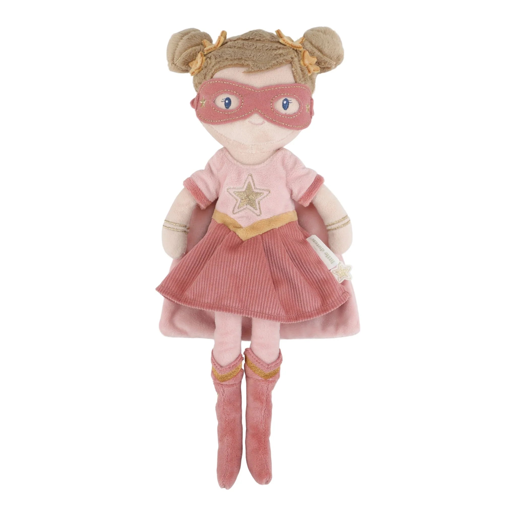 Knuffelpop Superheld Rosa - 35 cm