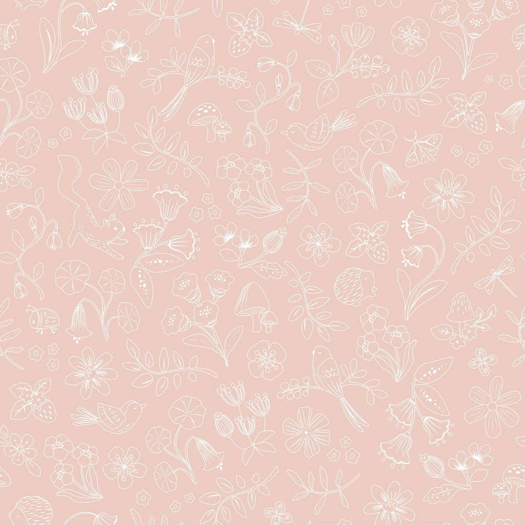 Vliesbehang – Roze – Fairy Friends – Fairy Wonder