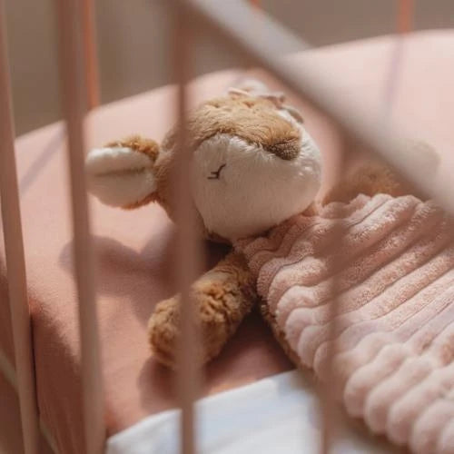 Knuffeldoekje knuffel Hert - Roze - Fairy Garden