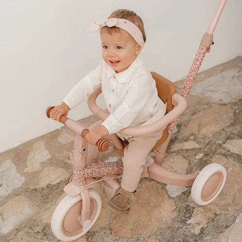 4 in 1 Driewieler Pink