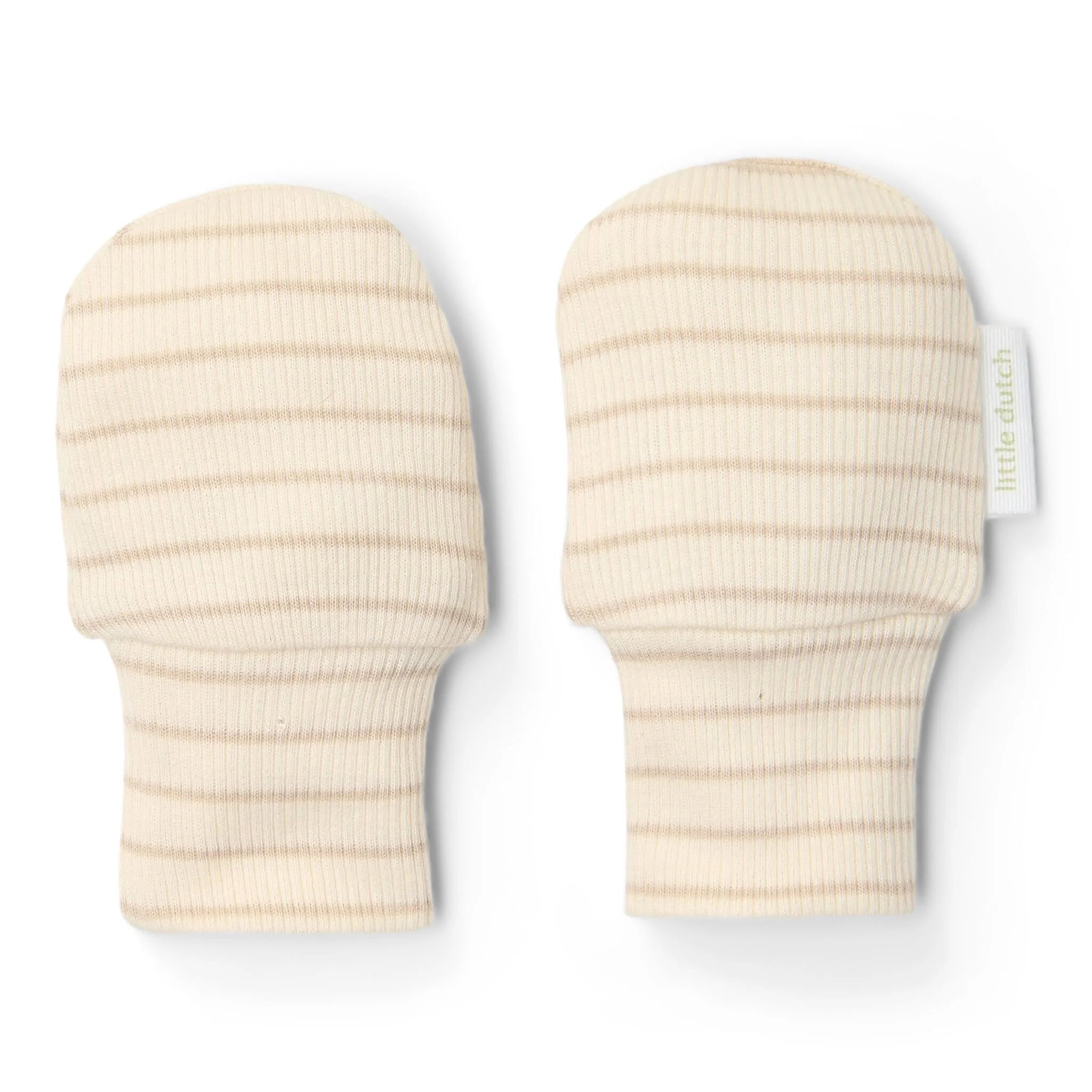 Krabwantjes - Beige - Maat one size - Newborn Naturals - Stripe