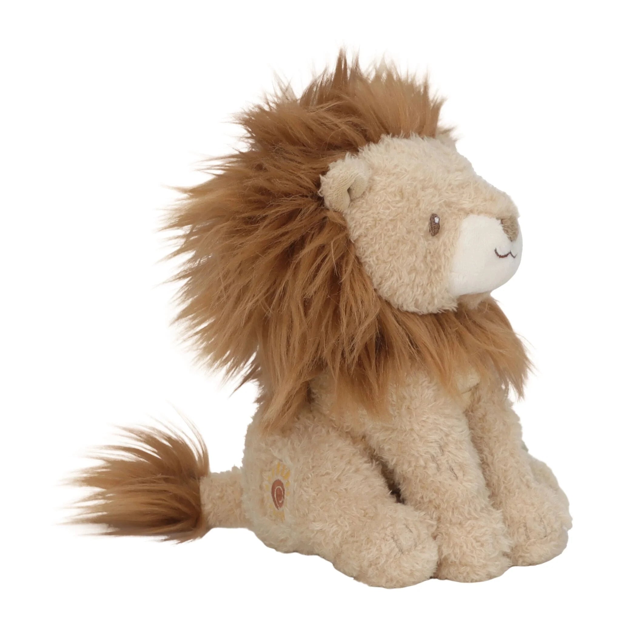 Knuffel Leeuw - Geel - 17 cm
