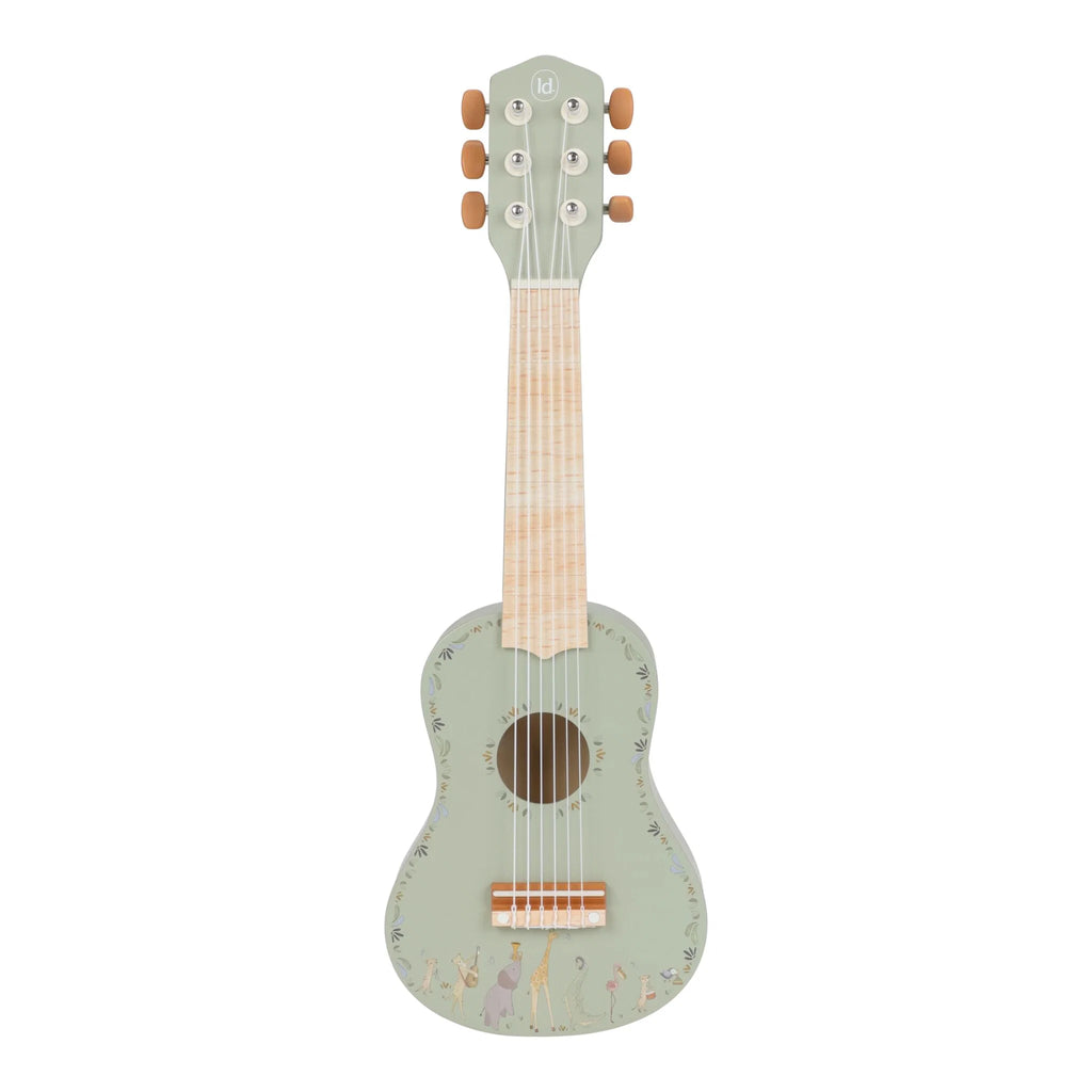 Houten gitaar - Groen - Safari Friends