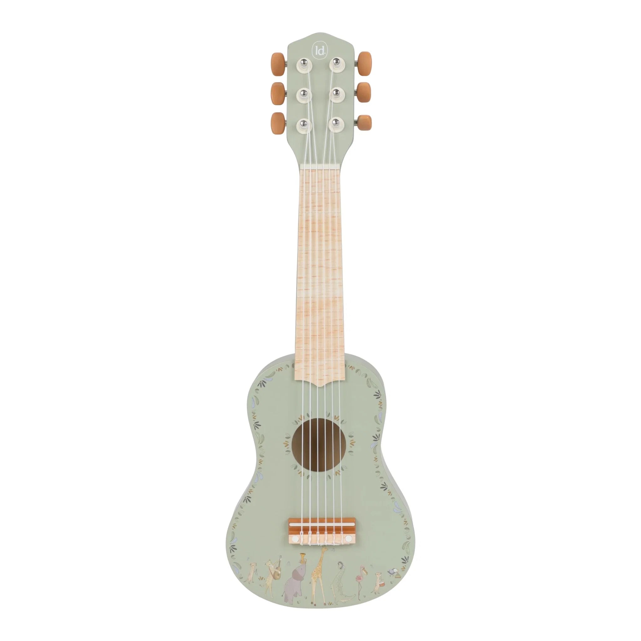 Houten gitaar - Groen - Safari Friends