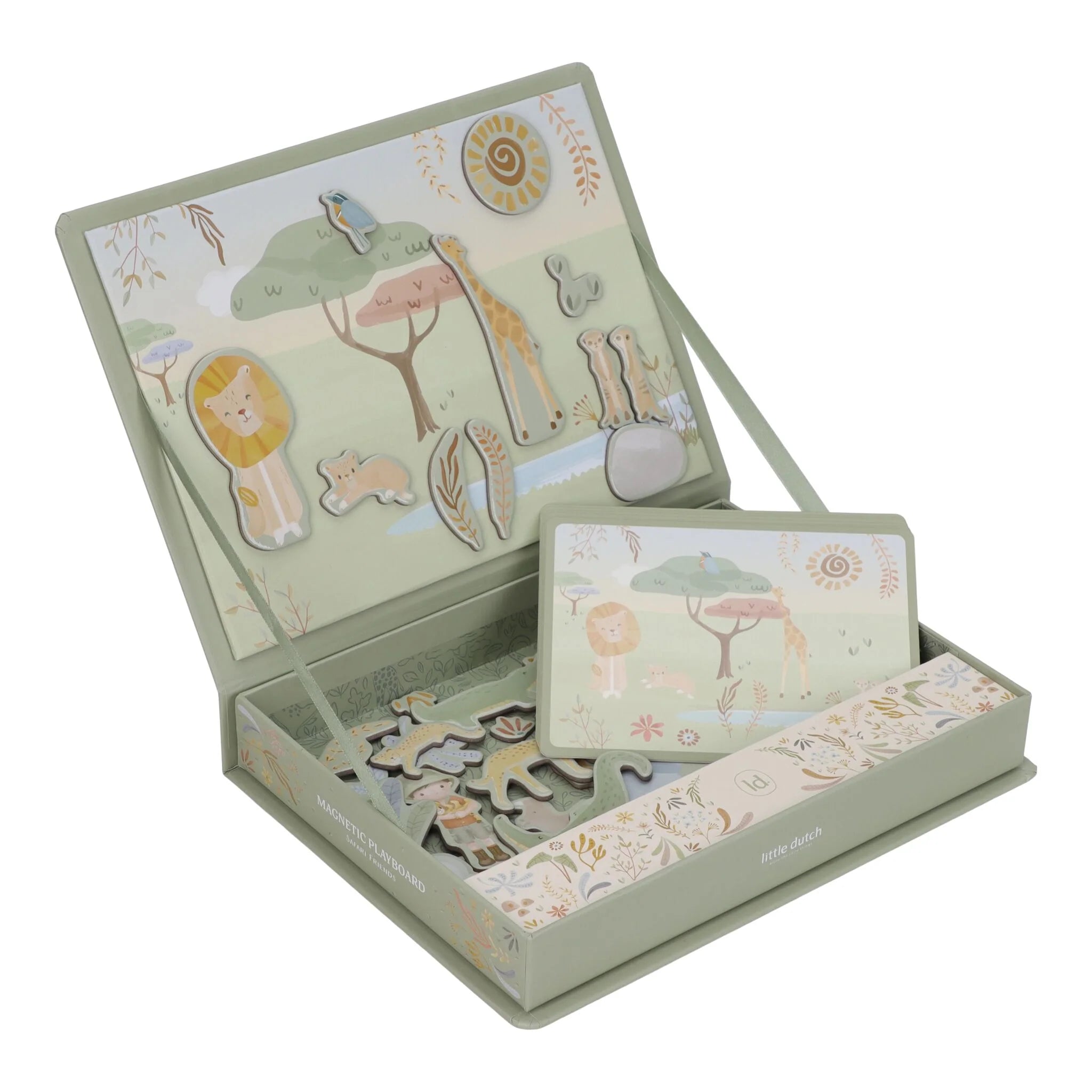Magnetisch speelbord Safari dieren