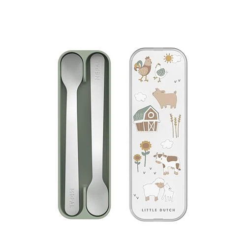Set babyservies - Groen - Little Farm