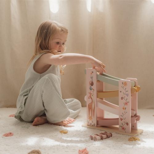 Houten autobaan - Roze - Fairy Garden
