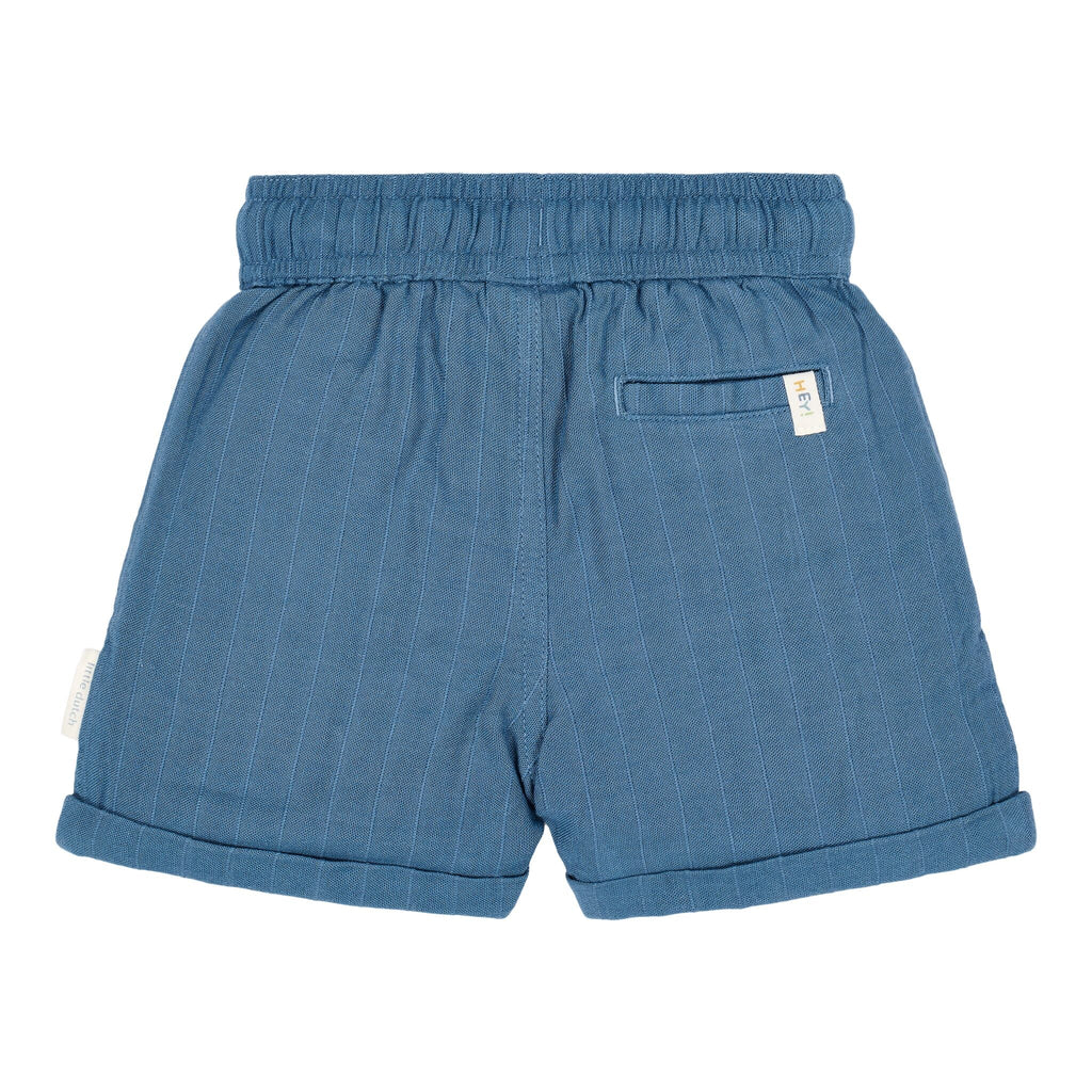 Korte broek linnen - Blauw