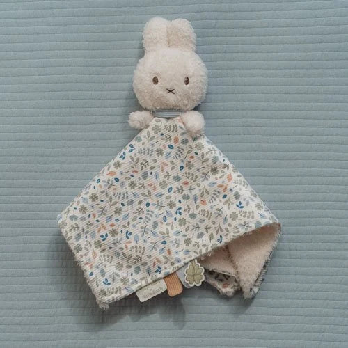 nijntje knuffeldoekje - Blauw - Lucky Leaves
